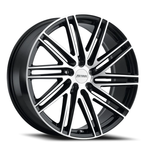 Petrol P1C GBM 17x8 +40 5x110mm 72.1mm Gloss Black Machined Face