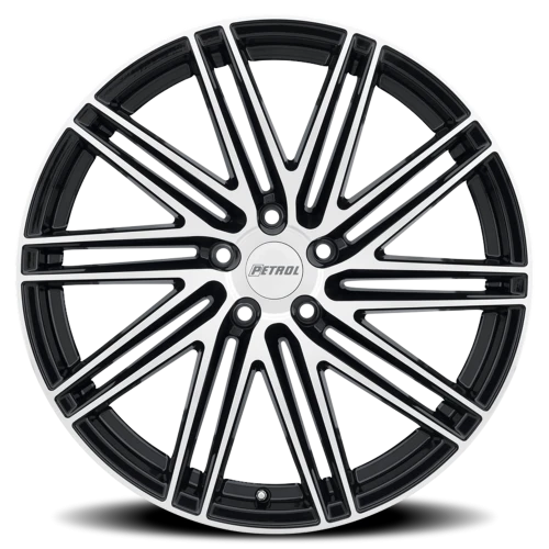 Petrol P1C GBM 18x8 +40 5x108mm 72.1mm Gloss Black Machined Face