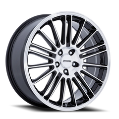 Petrol P1D GBM 19x8 +40 5x114.3mm 72.56mm Gloss Black Machined Face