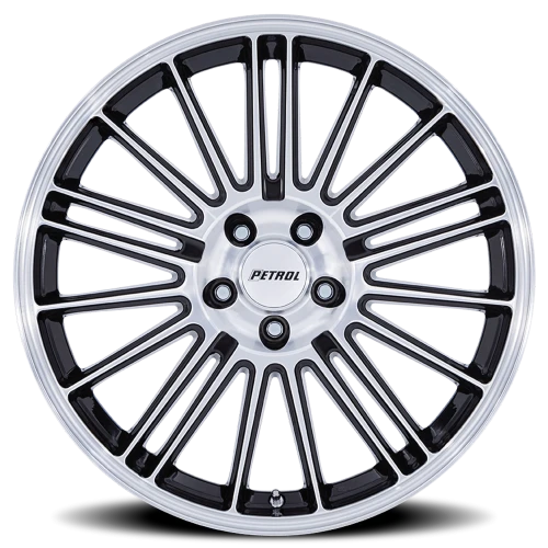 Petrol P1D GBM 17x8 +40 5x110mm 72.56mm Gloss Black Machined Face