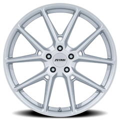 Petrol P1E GS 19x8 +40 5x114.3mm 72.56mm Gloss Silver