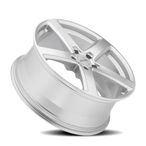 Petrol P2A SL 19x8 +40 5x114.3mm 76.1mm Silver Machined Cut Face