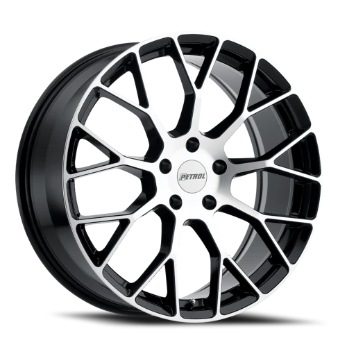 Petrol P2B GBM 20x8.5 +40 5x112mm 72.1mm Gloss Black Machined Face