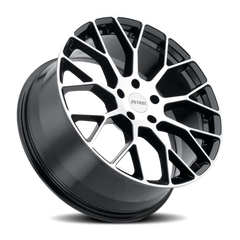 Petrol P2B GBM 18x8 +40 5x108mm 72.1mm Gloss Black Machined Face