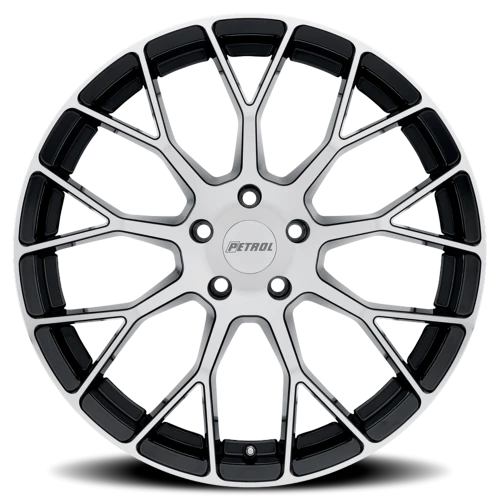 Petrol P2B GBM 18x8 +40 5x114.3mm 76.1mm Gloss Black Machined Face