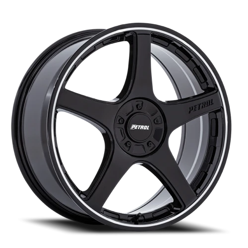 Petrol P2E GBML 17x8 +40 5x110mm 72.56mm Gloss Black Machined Lip