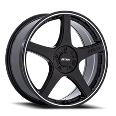 Petrol P2E GBML 19x8 +40 5x108mm 72.56mm Gloss Black Machined Lip