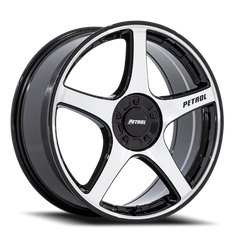 Petrol P2E GBM 19x8 +40 5x110mm 72.56mm Gloss Black Machined Face