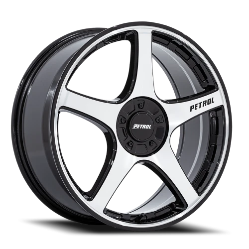 Petrol P2E GBM 17x8 +40 5x112mm 74.1mm Gloss Black Machined Face