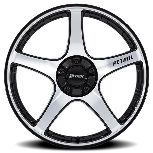 Petrol P2E GBM 17x8 +40 5x110mm 72.56mm Gloss Black Machined Face