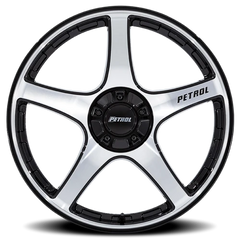 Petrol P2E GBM 19x8 +35 5x112mm 74.1mm Gloss Black Machined Face