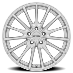 Petrol P3A SL 17x8 +32 5x112mm 72.1mm Silver Machined Cut Face
