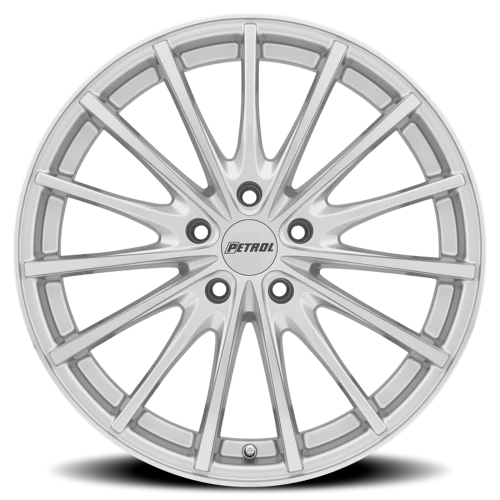 Petrol P3A SL 18x8 +40 5x108mm 72.1mm Silver Machined Cut Face