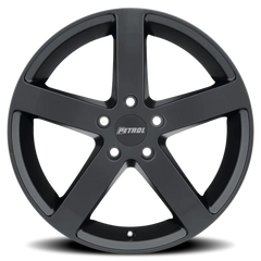 Petrol P3B MB 17x7 +38 5x112mm 72.1mm Matte Black