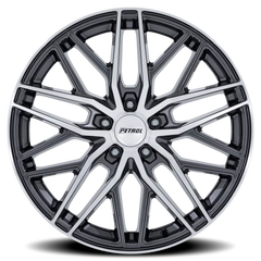 Petrol P3E AD 18x8 +40 5x120mm Gunmetal Machined Face