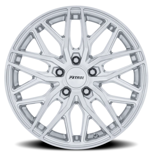 Petrol P3E SD 19x8.5 +40 5x110mm 72.56mm Gloss Silver Machined Brushed