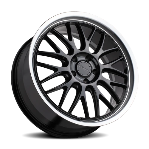Petrol P4C GBM 16x7 +40 4x100mm 72.1mm Gloss Black Machined Lip