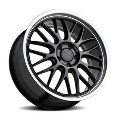 Petrol P4C GBM 19x8 +40 5x112mm 66.6mm Gloss Black Machined Lip