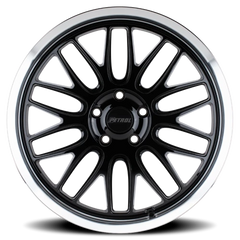 Petrol P4C GBM 19x8 +40 5x112mm 66.6mm Gloss Black Machined Lip