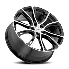 Petrol P5A GBM 18x8 +40 5x108mm 72.1mm Gloss Black Machined Cut Face