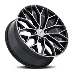 Petrol P5E BD 20x9.5 +30 6x135mm 87.1mm Gloss Black Machined Face