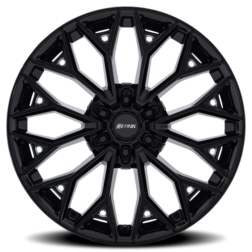 Petrol P5E BX 20x9.5 +25 6x139.7mm 106.1mm Gloss Black