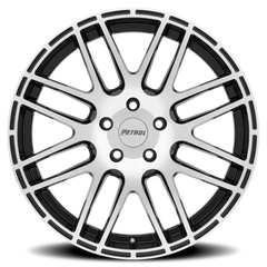Petrol P6A GBM 17x7.5 +40 4x100mm 72.1mm Gloss Black Machined Cut Face