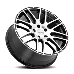 Petrol P6A GBM 19x8 +40 5x110mm 72.1mm Gloss Black Machined Cut Face