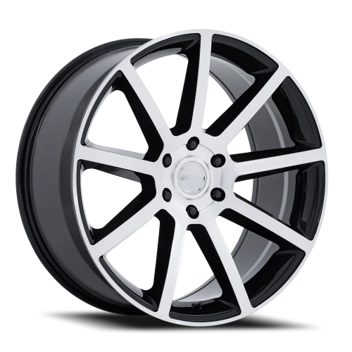 Petrol P6E BD 22x9.5 +25 6x139.7mm 106.1mm Gloss Black Machined Face