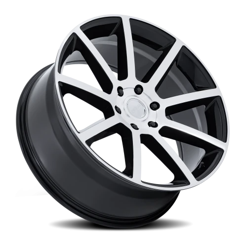 Petrol P6E BD 22x9.5 +25 6x139.7mm 106.1mm Gloss Black Machined Face