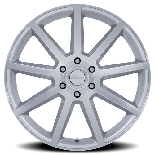 Petrol P6E SD 22x9.5 +25 6x139.7mm 106.1mm Gloss Silver Machined Face