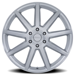 Petrol P6E SD 20x9.5 +25 6x139.7mm 106.1mm Gloss Silver Machined Face