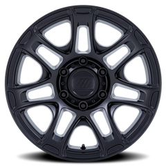 Pro Comp PA204 Roughneck MX 17x8.5 +0 6x139.7mm 106.1mm Matte Black