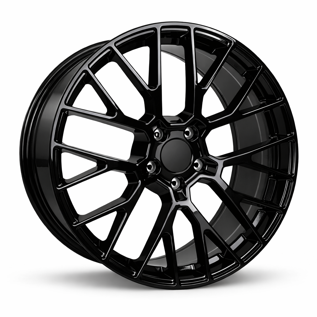 Porsche PR 04 20x10.5 5x130 et64 71.6 GLOSS BLACK