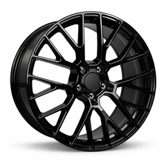 Porsche PR 04 20x10.5 5x130 et64 71.6 GLOSS BLACK