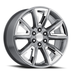 Performance Replica PR168 SL 22x9 +24 6x139.7mm 78.3mm Hyper Silver Chrome Accents