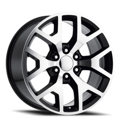 Performance Replica PR169 BM 22x9 +28 6x139.7mm 78.3mm Gloss Black Machined Spokes