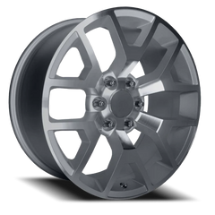 Performance Replica PR169 S 20x9 +27 6x139.7mm 78.3mm Silver Machined Spokes