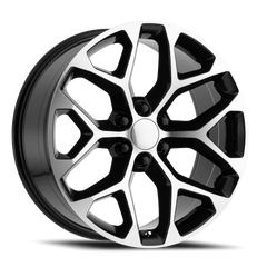 Performance Replica PR176 BC 24x10 +24 6x139.7mm 78.1mm Black Chrome