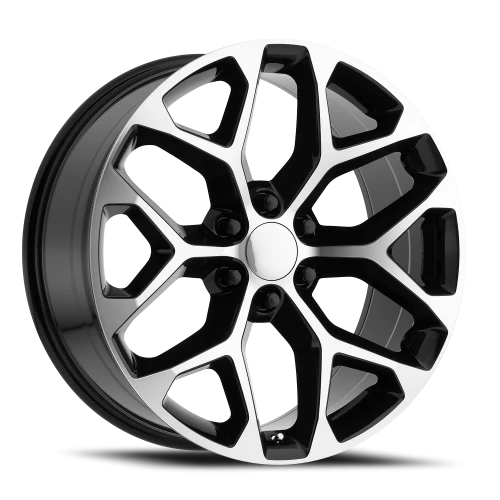 Performance Replica PR176 BM 22x9 +24 6x139.7mm 78.3mm Gloss Black Machined