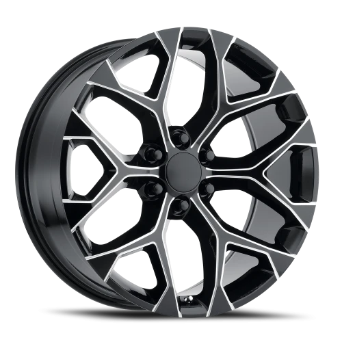 Performance Replica PR176 M 26x10 +24 6x139.7mm 78.1mm Gloss Black Milled