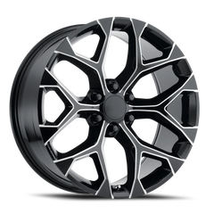 Performance Replica PR176 M 26x10 +24 6x139.7mm 78.1mm Gloss Black Milled