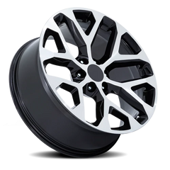 Performance Replica PR177 BM 22x9 +24 6x139.7mm 78.1mm Gloss Black Machined Face