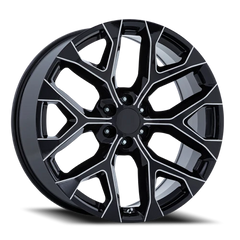 Performance Replica PR177 M 20x9 +24 6x139.7mm 78.1mm Gloss Black Milled