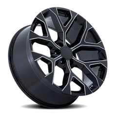 Performance Replica PR177 M 24x10 +24 6x139.7mm 78.1mm Gloss Black Milled