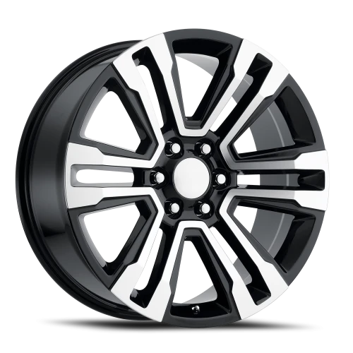 Performance Replica PR182 GBM 22x9 +24 6x139.7mm 78.1mm Gloss Black Machined