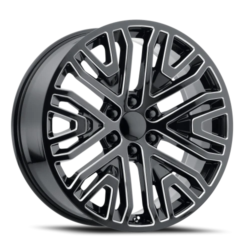 Performance Replica PR197 M 24x10 +31 6x139.7mm 78.1mm Gloss Black Milled