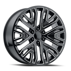Performance Replica PR197 M 20x9 +24 6x139.7mm 78.1mm Gloss Black Milled