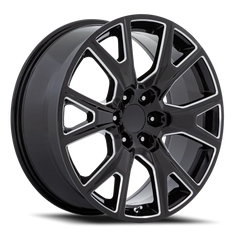 Performance Replica PR199 BM 24x10 +31 6x139.7mm 78.1mm Gloss Black Milled
