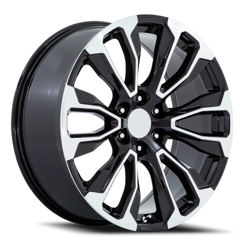 Performance Replica PR211 GBM 24x10 +31 6x139.7mm 78.1mm Gloss Black Machined Face